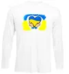 Лонгслив Серце України Белый фото