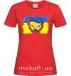 Женская футболка Серце України Красный фото