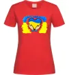 Женская футболка Серце України Красный фото