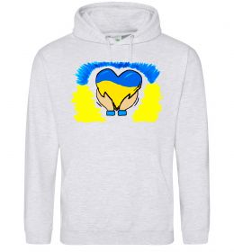 Мужская толстовка (худи) Серце України