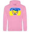 Жіноча толстовка (худі) Серце України Рожевий Жіноча толстовка (худі) Серце України Рожевий фото