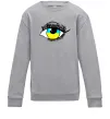 Детский Свитшот Око жовто блакитне Серый меланж Детский Свитшот Око жовто блакитне Серый меланж фото