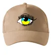 Кепка Око жовто блакитне Песочный фото