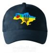 Кепка Україна герб калина Темно-синий фото