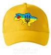 Кепка Україна герб калина Сонячно жовтий фото