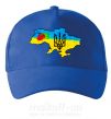 Кепка Україна герб калина Яскраво-синій фото