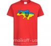 Детская футболка Україна герб калина Красный фото