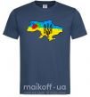 Чоловіча футболка Україна герб калина Темно-синій фото