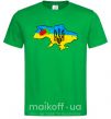 Чоловіча футболка Україна герб калина Зелений фото