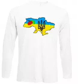 Лонгслив Дякуюємо Бережіть себе Белый фото