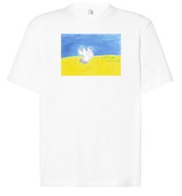 Футболка Оверсайз Голуб з мрією до перемоги