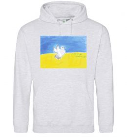 Мужская толстовка (худи) Голуб з мрією до перемоги