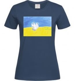 Женская футболка Голуб з мрією до перемоги Женская футболка Голуб з мрією до перемоги