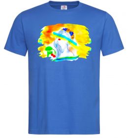 Чоловіча футболка Українка прапор Чоловіча футболка Українка прапор