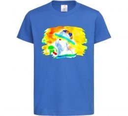 Детская футболка Українка прапор Детская футболка Українка прапор