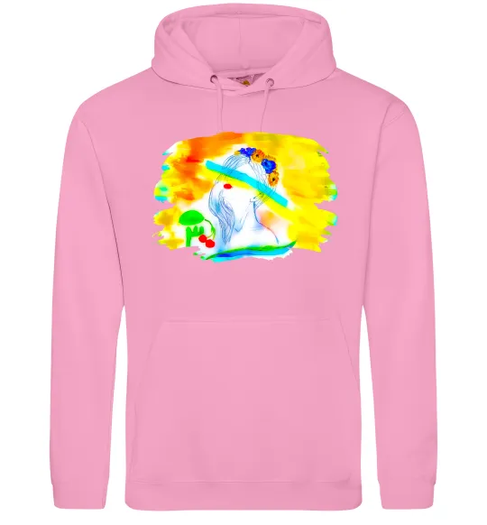 Жіноча толстовка (худі) Українка прапор Рожевий фото