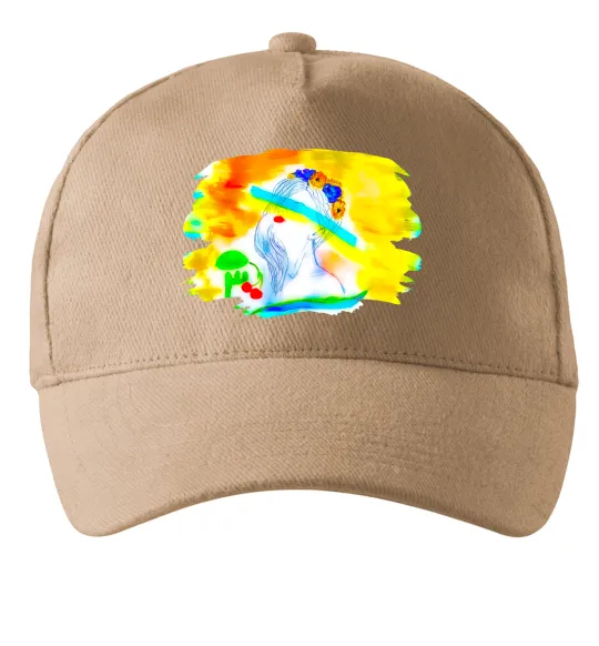 Кепка Українка прапор Песочный фото