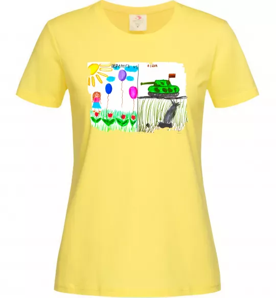 Жіноча футболка Перемога Лимонний фото