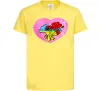 Дитяча футболка Україна в серці Лимонний фото