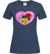 Жіноча футболка Україна в серці Темно-синій Жіноча футболка Україна в серці Темно-синій фото
