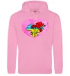 Жіноча толстовка (худі) Україна в серці Рожевий фото