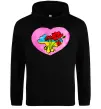 Жіноча толстовка (худі) Україна в серці Чорний фото