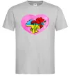 Чоловіча футболка Україна в серці Сірий Чоловіча футболка Україна в серці Сірий фото