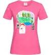 Жіноча футболка Війна Яскраво-рожевий Жіноча футболка Війна Яскраво-рожевий фото