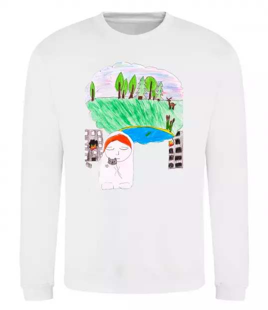 Свитшот Війна Белый фото