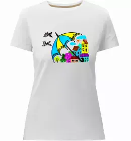 Женская премиум футболка