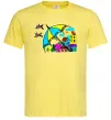 Мужская футболка Мріємо про перемогу України Лимонный фото