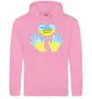 Мужская толстовка (худи) Руки та серце Розовый фото