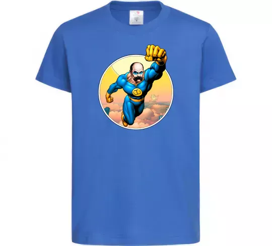 Детская футболка СуперШевченко Ярко-синий фото