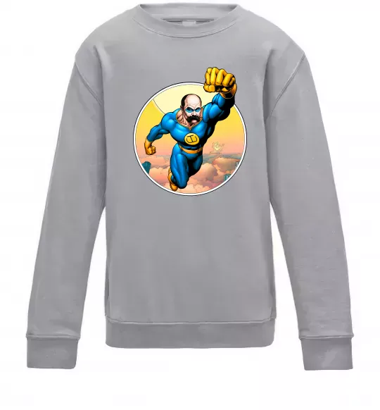 Детский Свитшот СуперШевченко Серый меланж фото