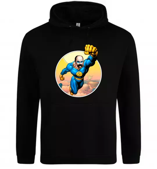 Мужская толстовка (худи) СуперШевченко Черный фото