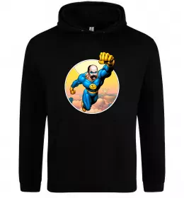 Мужская толстовка (худи) СуперШевченко Черный фото