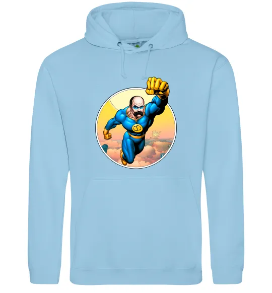 Чоловіча толстовка (худі) СуперШевченко Блакитний фото