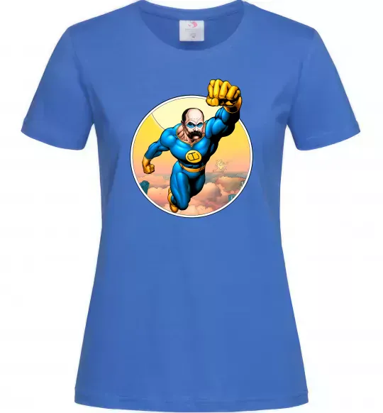 Жіноча футболка СуперШевченко Яскраво-синій фото