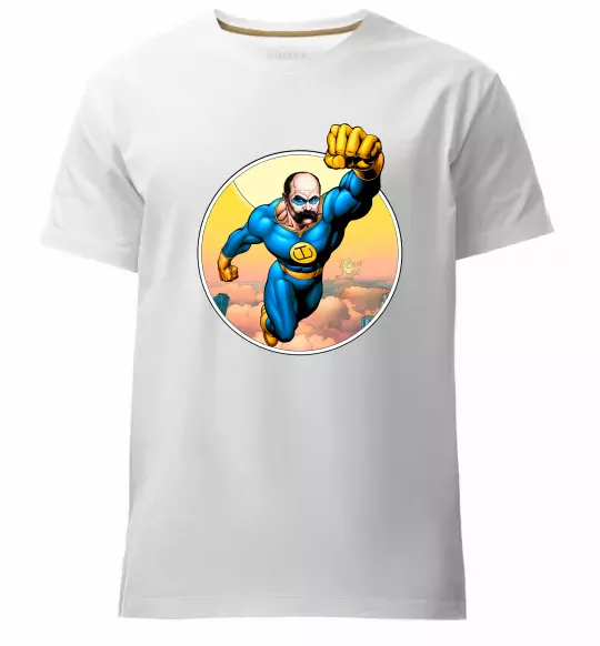 Мужская премиум футболка СуперШевченко Белый фото