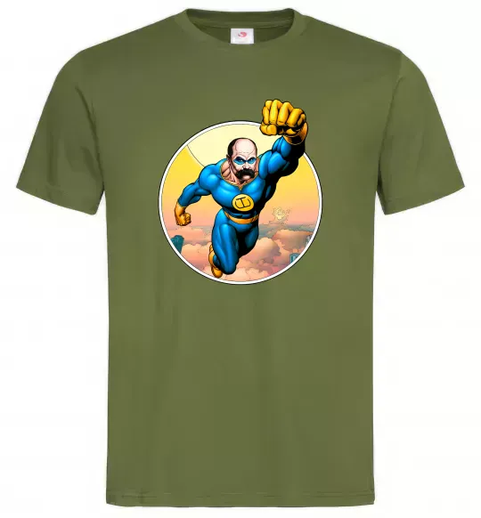 Чоловіча футболка СуперШевченко Оливковий фото