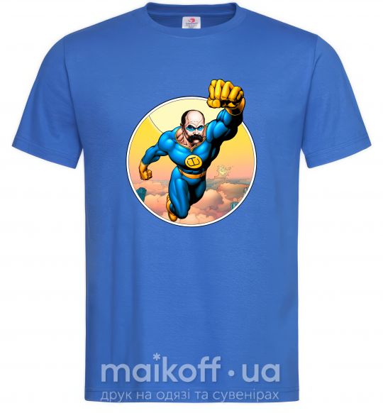 Мужская футболка СуперШевченко Ярко-синий фото