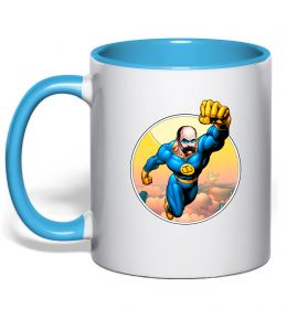 Чашка з кольоровою ручкою СуперШевченко Чашка з кольоровою ручкою СуперШевченко