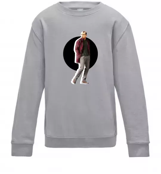 Детский Свитшот Модний Бандера Серый меланж фото