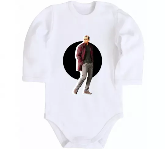 Детский боди Модний Бандера Белый фото