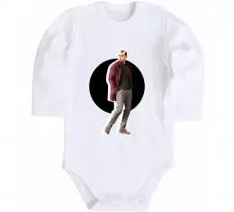 Детский боди Модний Бандера Белый фото