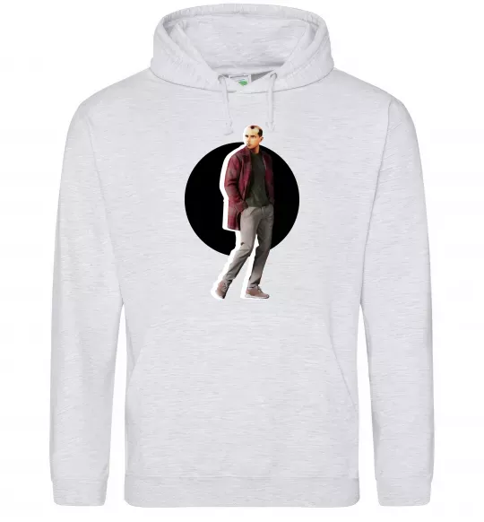 Женская толстовка (худи) Модний Бандера Серый меланж фото