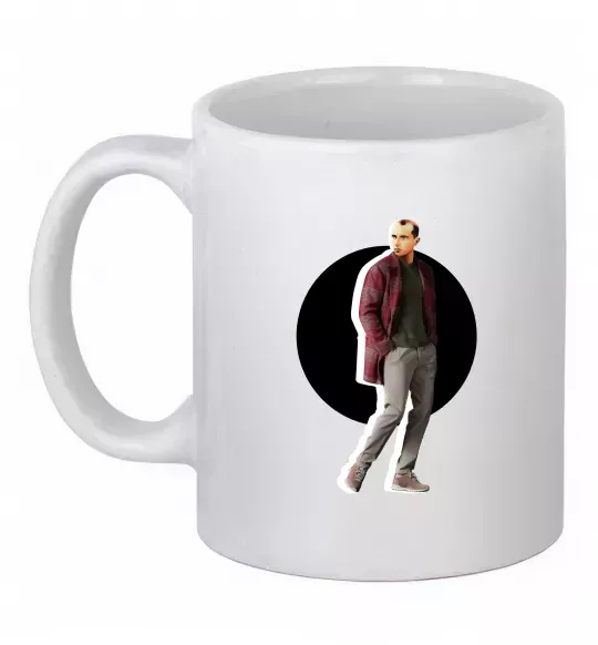 Чашка керамічна Модний Бандера Білий фото