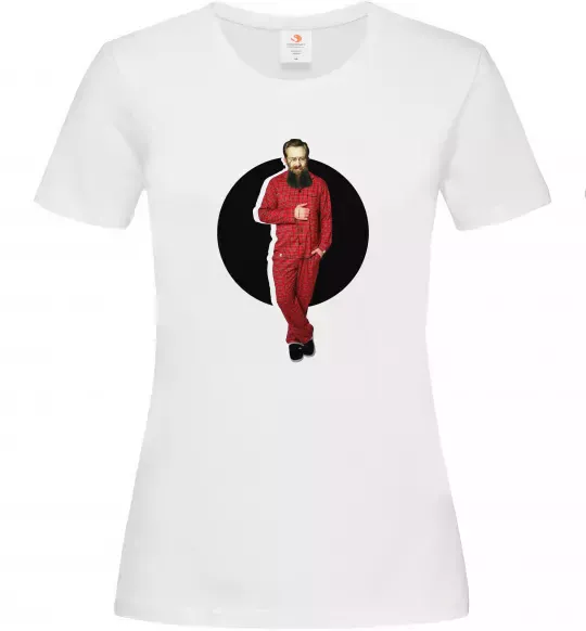 Жіноча футболка Модний Грушевський Білий фото