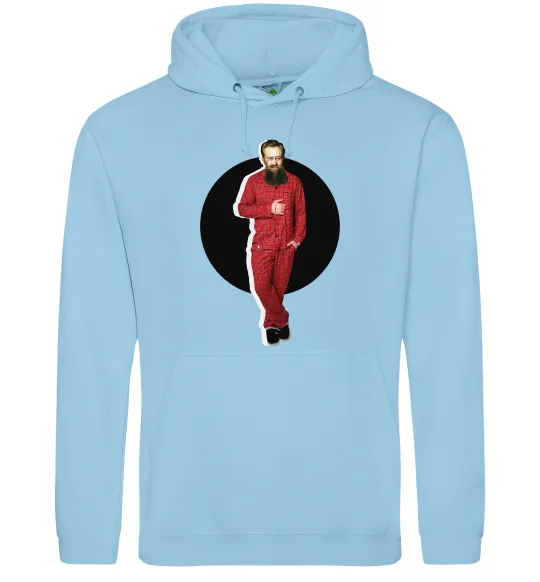 Чоловіча толстовка (худі) Модний Грушевський Блакитний фото