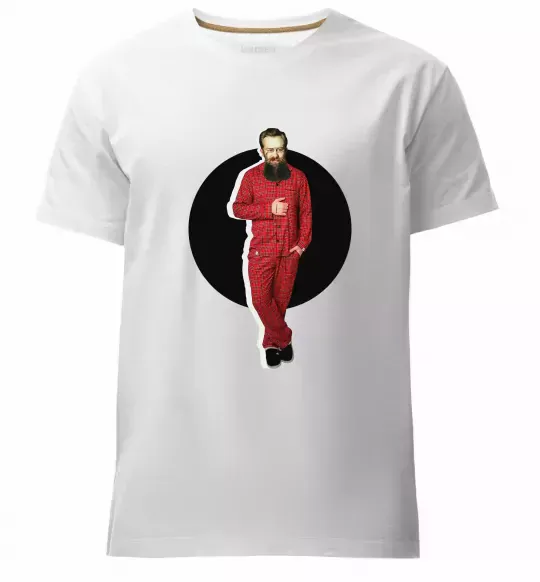 Мужская премиум футболка Модний Грушевський Белый фото